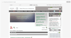 Desktop Screenshot of dof.gob.mx