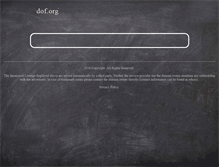 Tablet Screenshot of dof.org